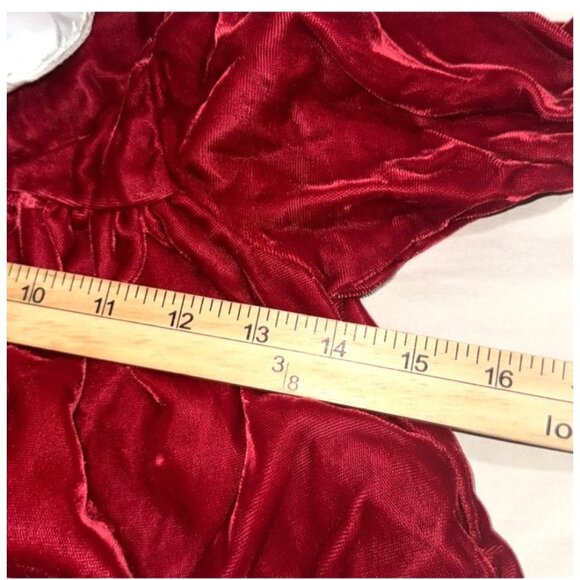 Vintage Baby Velvet & Lace Dress Set With Bloomers - Picture 8 of 12